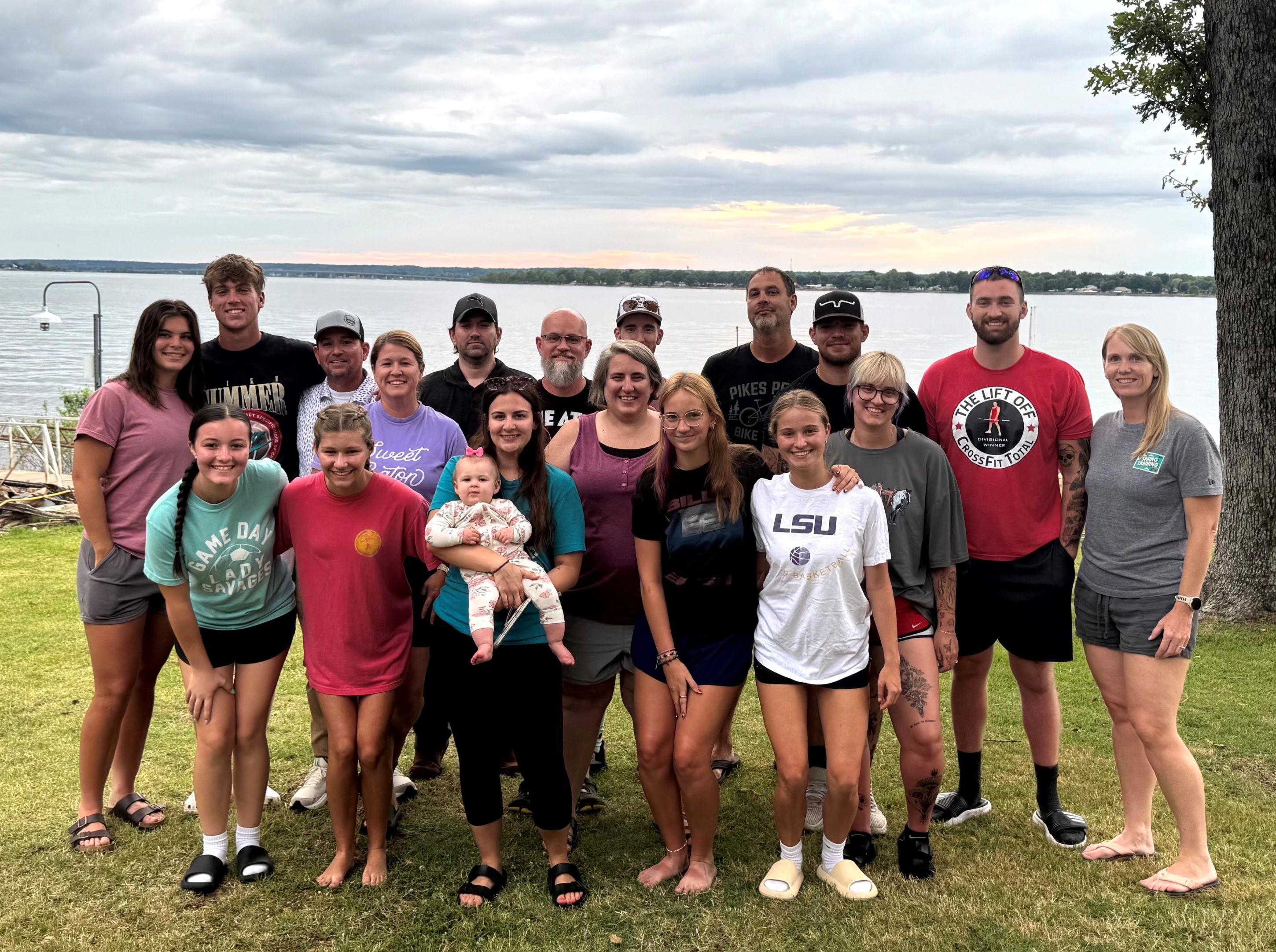 Family trip group photo